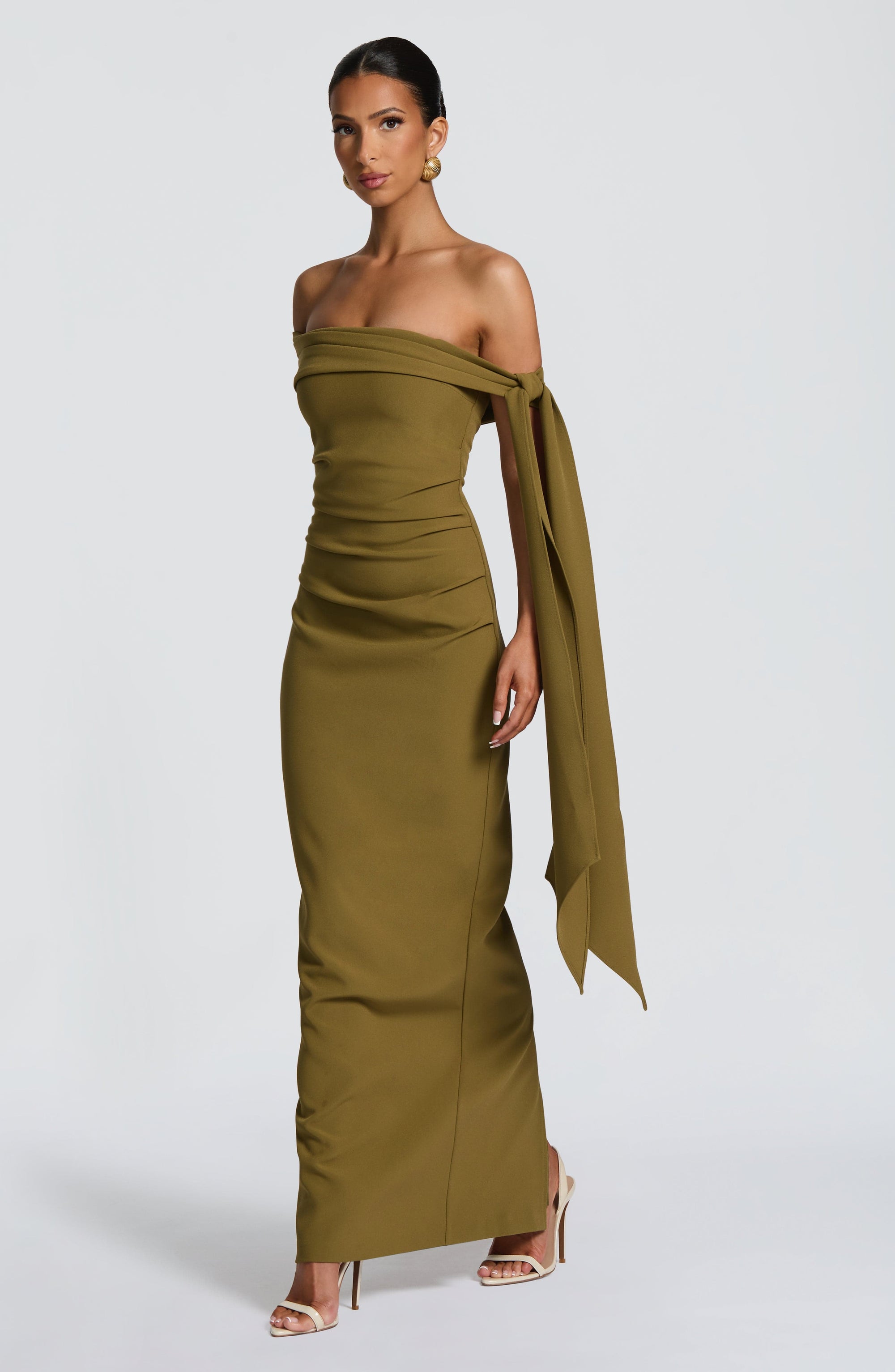 Addie Maxi Dress - Deep Olive
