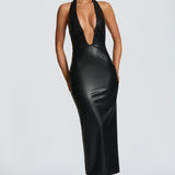 Ainsley Midi Dress - Black