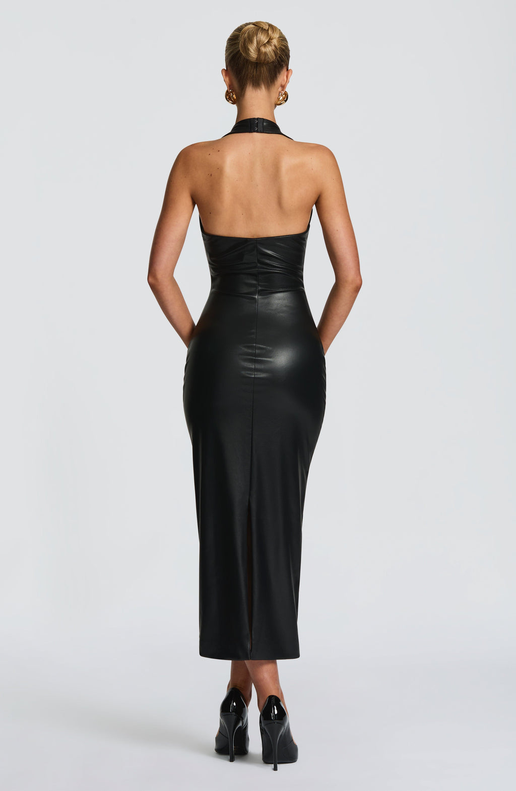 Ainsley Midi Dress - Black