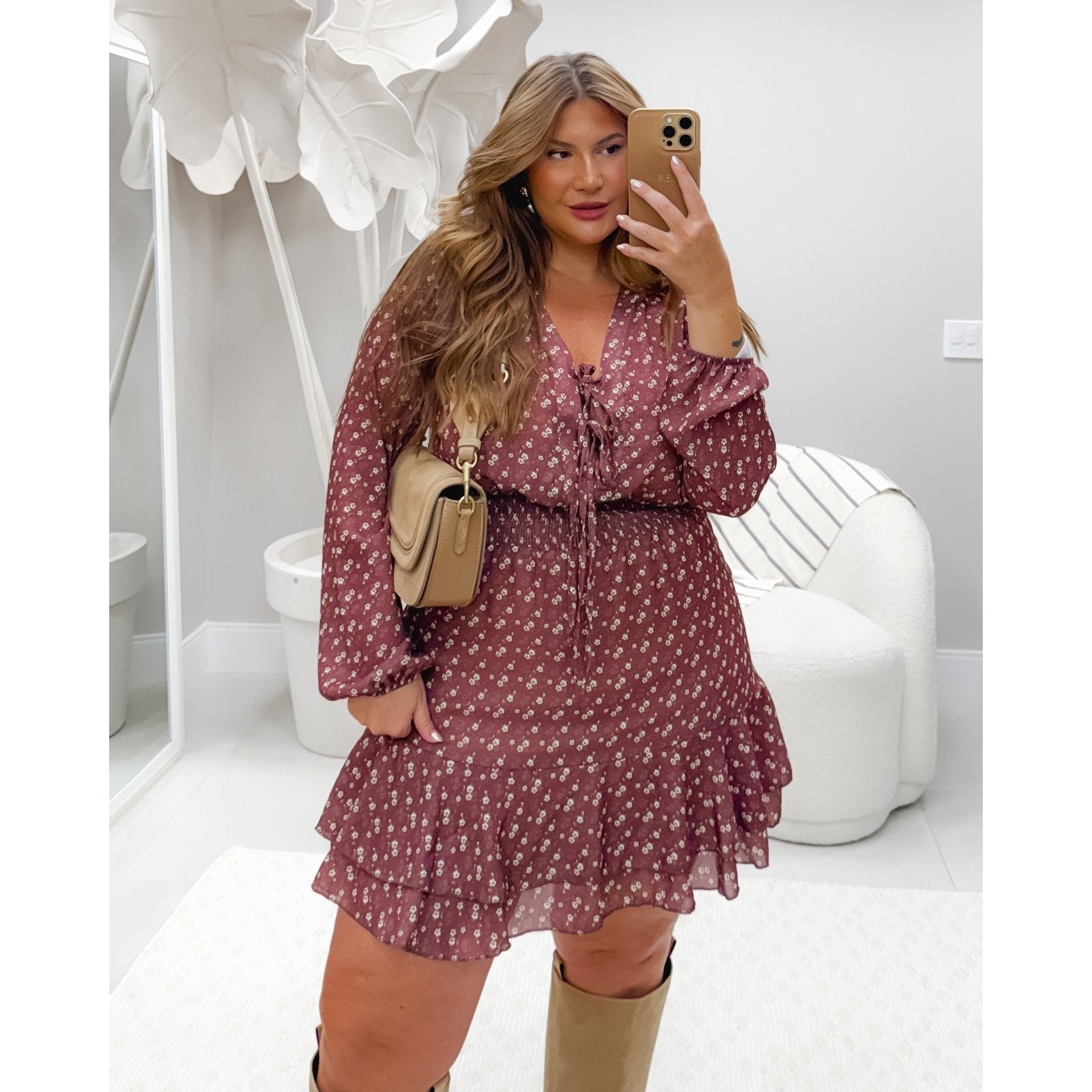 Vestido Joana Marrom